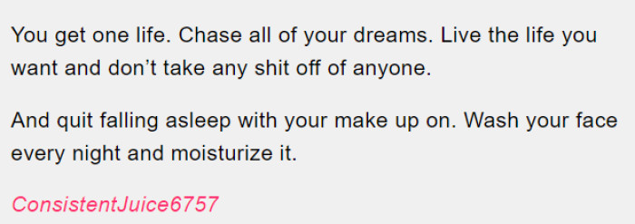 10. Pursue Your Dreams