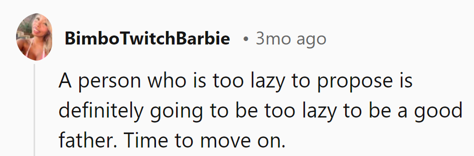 Can't pop the question? Probably can't pop a diaper either.