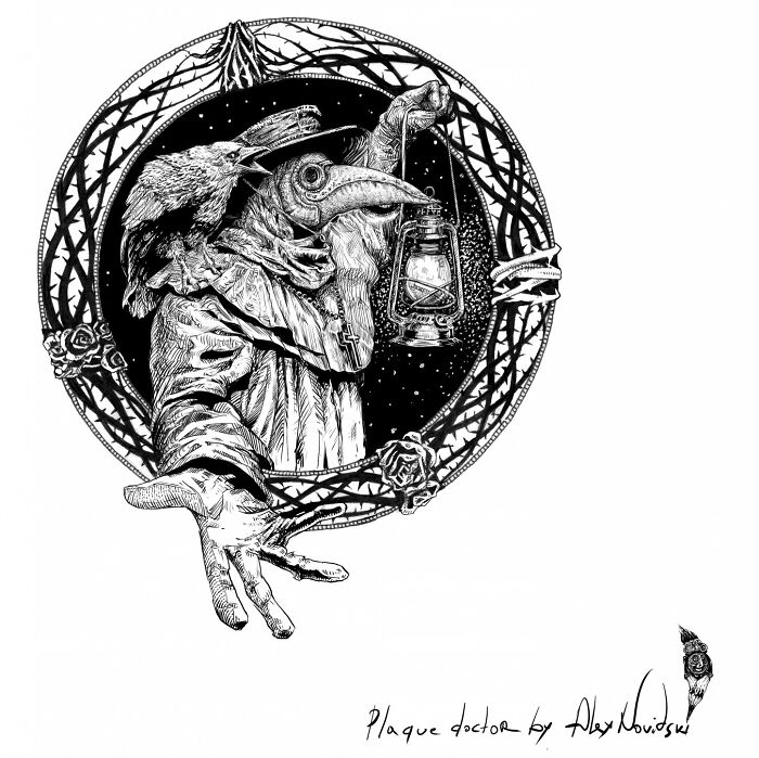 11. Tattoo Design: Venetian Doctor