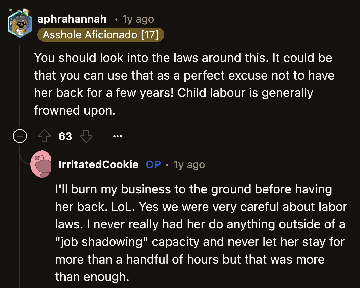 OP Is Bound to Have Another Interesting Conversation with Her Sister-in-Law Once Her Niece Turns 16.