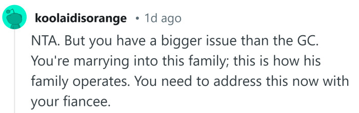 You have bigger issues than that!