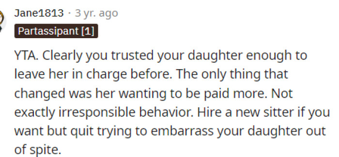 Safe to say that we're all on the same page here, and people definitely feel that he was in the wrong for how he's responding to his oldest.