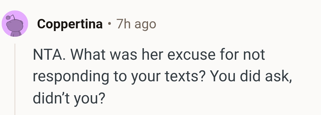 The OP did ask first