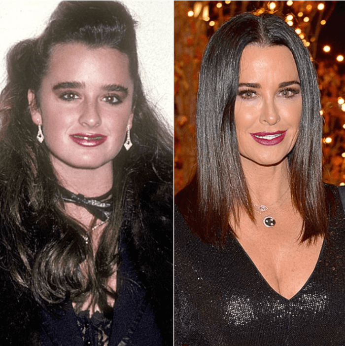 10. Kyle Richards revealed that she spends over $40,000 a month on her beauty routine and that she had a nose job when she was 41.