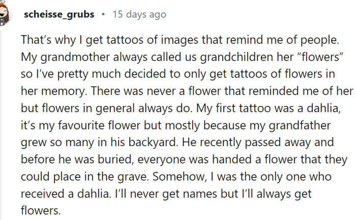 Images, not names...