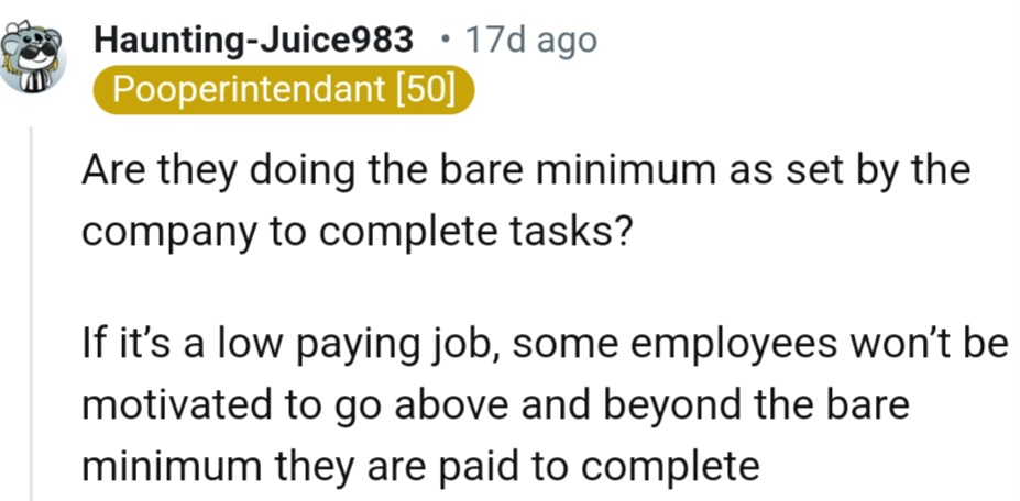 Check out some interesting comments we've gathered from the Reddit community;