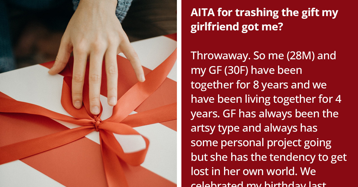 Man Trashes Birthday Gift From Girlfriend After Getting Fed Up With Her Buying Him Gifts That Are Actually For Her