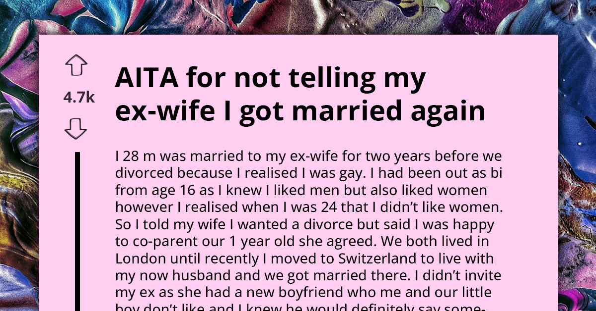 Man Faces Backlash For Not Informing Ex-Wife About His Wedding And Relocation To Switzerland