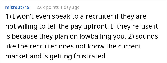 Be careful of lowballing recruiters!