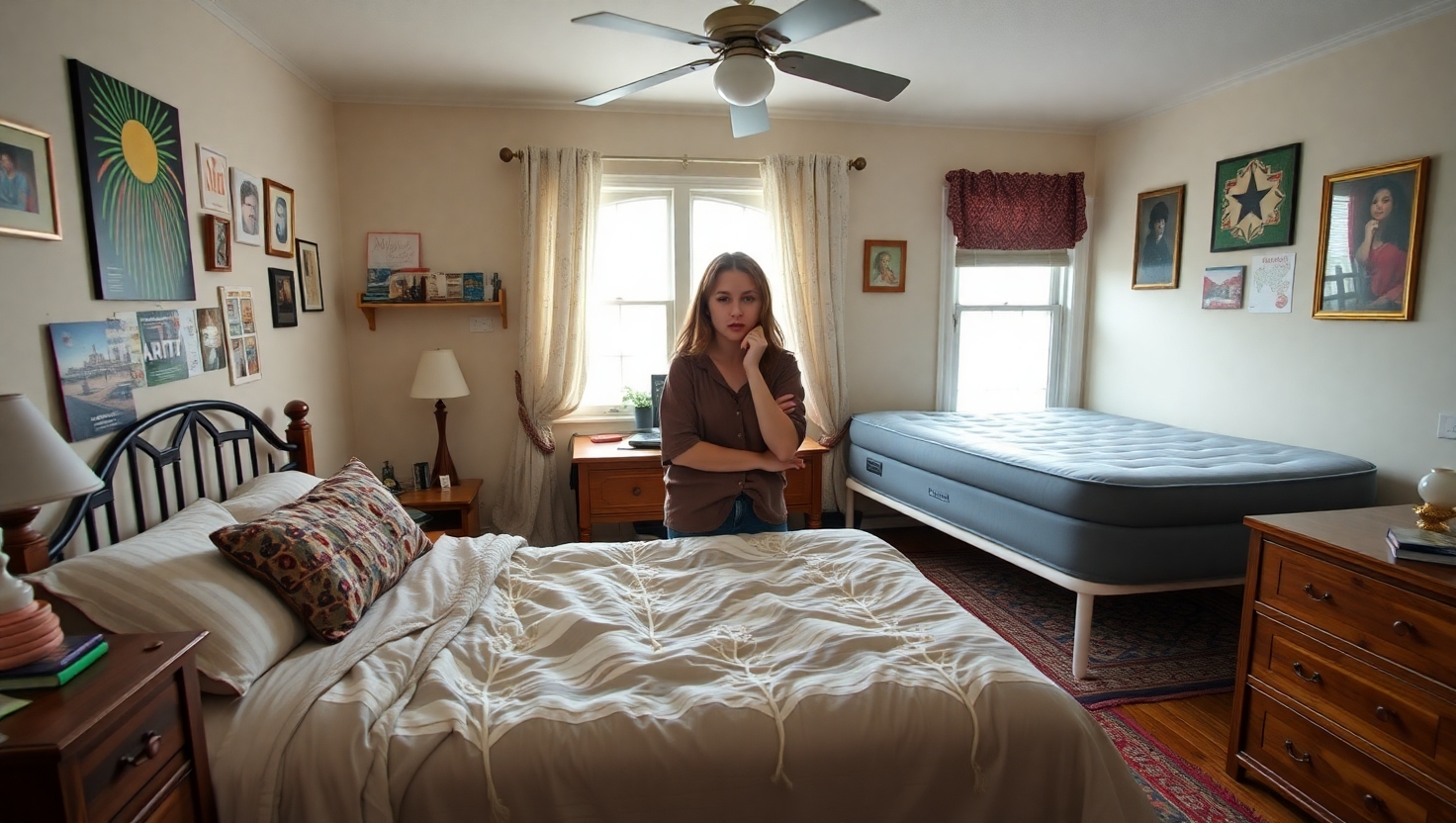 AITA for Refusing to Give Up My Room to Guests as a Teen Host?