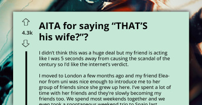 AITA For My Shocked Reaction To A Friend's Marriage
