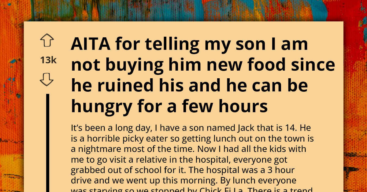 Is It Okay To Let A Child Go Hungry Over Food Choices