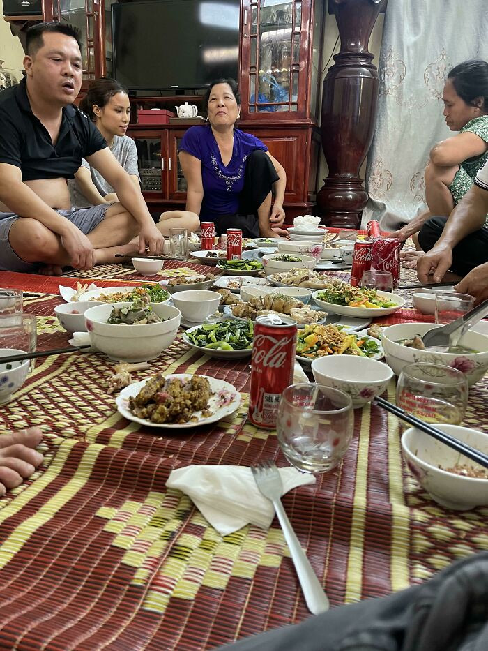 "First Time Visiting Family In Vietnam. Look At All The Food They Prepped For My Arrival"