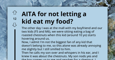 She Refused To Share Snacks With Stranger’s Kid — Now Her Boyfriend Says She Was Being Rude
