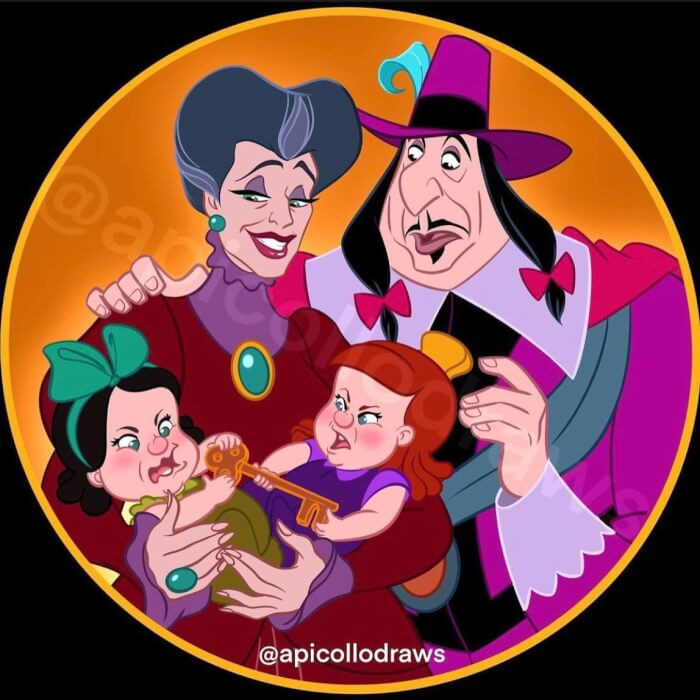 5. Lady Tremaine and Governor Ratcliffe