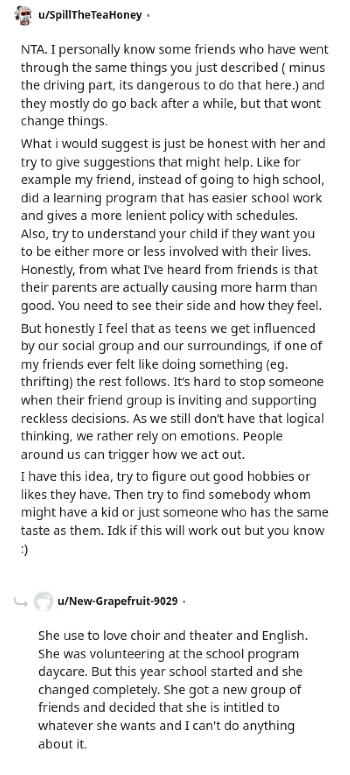 A parent struggles with their daughter's behavior and missed appointments