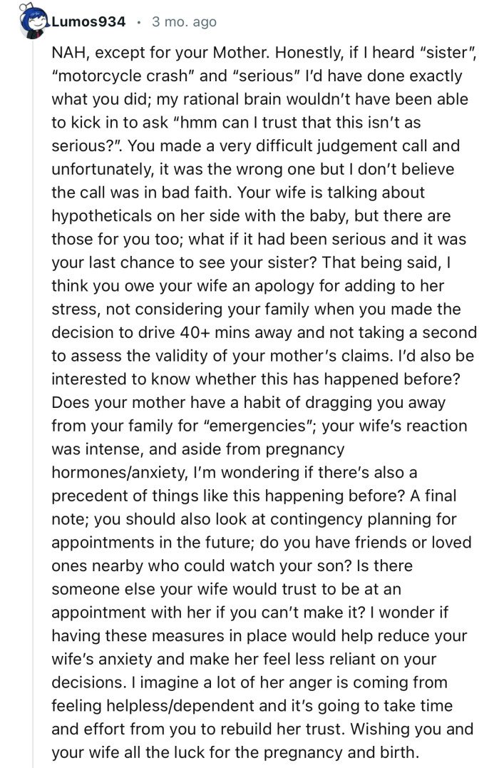 Anyone Would Have Done the Same as OP