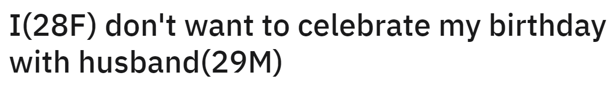 The OP explained her issue: