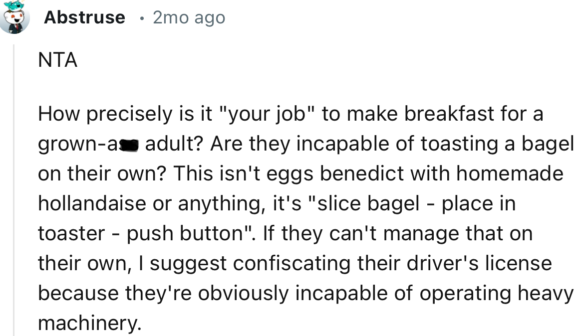 “NTA. How precisely is it 