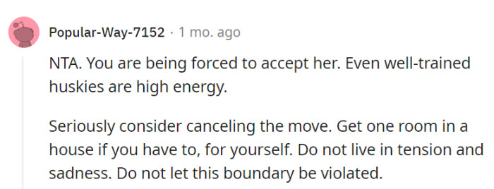 Boundaries, boundaries.