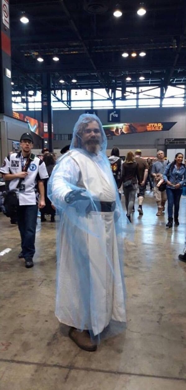 8. “This Force Ghost Luke Cosplay”
