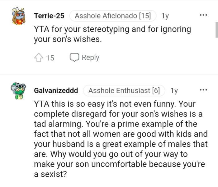 Not all women are good with kids