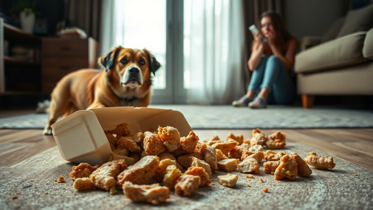 Dog Accidentally Eats Husband's Food: AITA For Letting It Happen?
