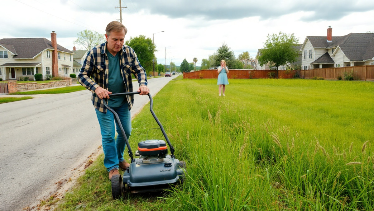 Neighborly Dispute: Should I Stop My Husband from Mowing the Neighbors' Lawn?