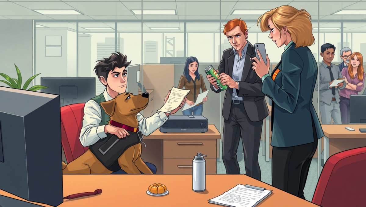 Coworker Fired for Harassing Service Dog Owner