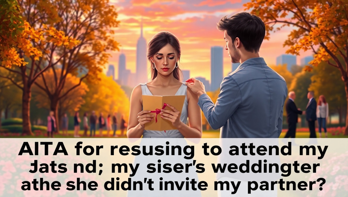 Should I Skip My Sister's Wedding for Not Inviting My Partner?