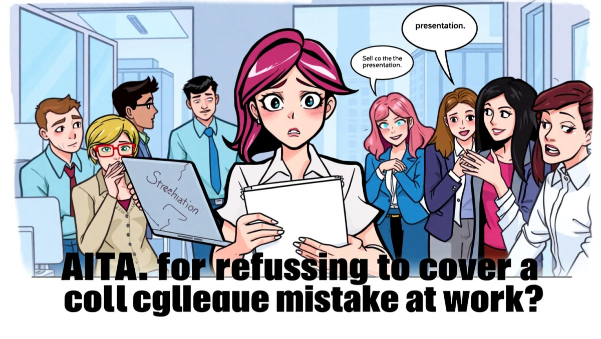 Should I Have Covered for My Colleague's Work Mistake? AITA?