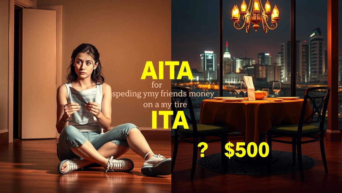 AITA: Spending Friends Loan on Fancy Dinner - Need Advice