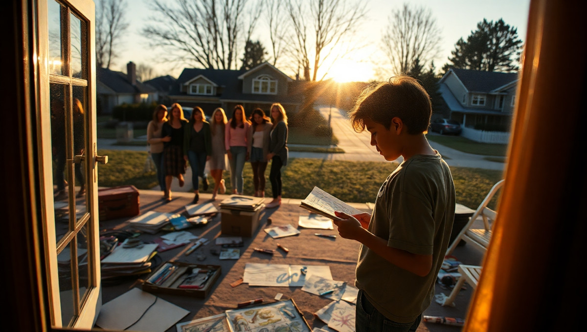 Protecting My Son's Privacy: Confronting Stepsister and Friends Over Mocking His Art - AITA?