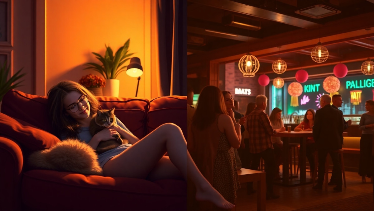 AITA for joking about staying home with my cat instead of socializing with coworkers?