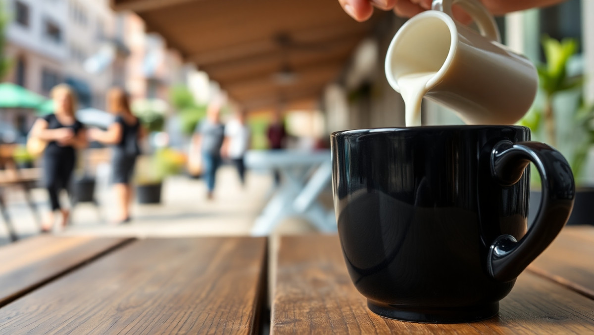 Is It Wrong to Question a Barista Mixing Oat Milk into My Black Coffee?