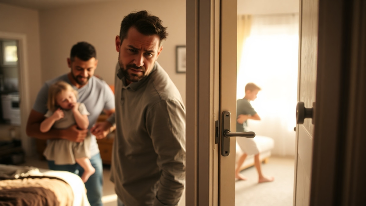 AITA for shutting my kids out of my room when I was sick and asking their dad to take care of them?