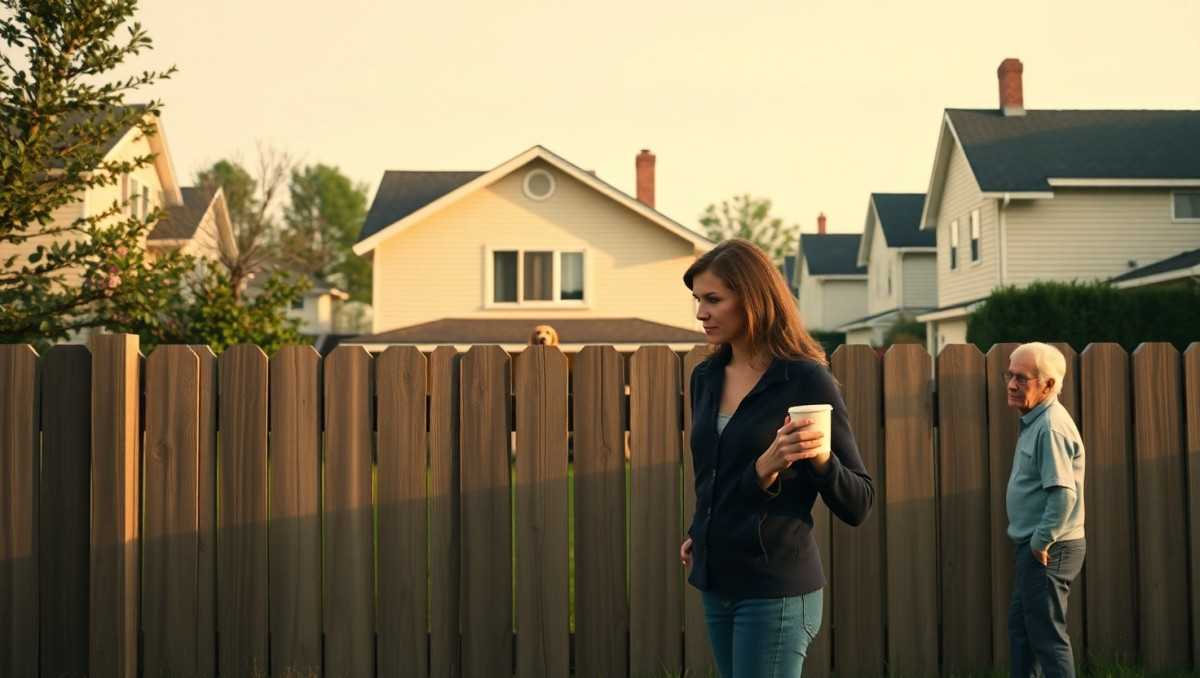 AITA for putting up a high fence around my new house?