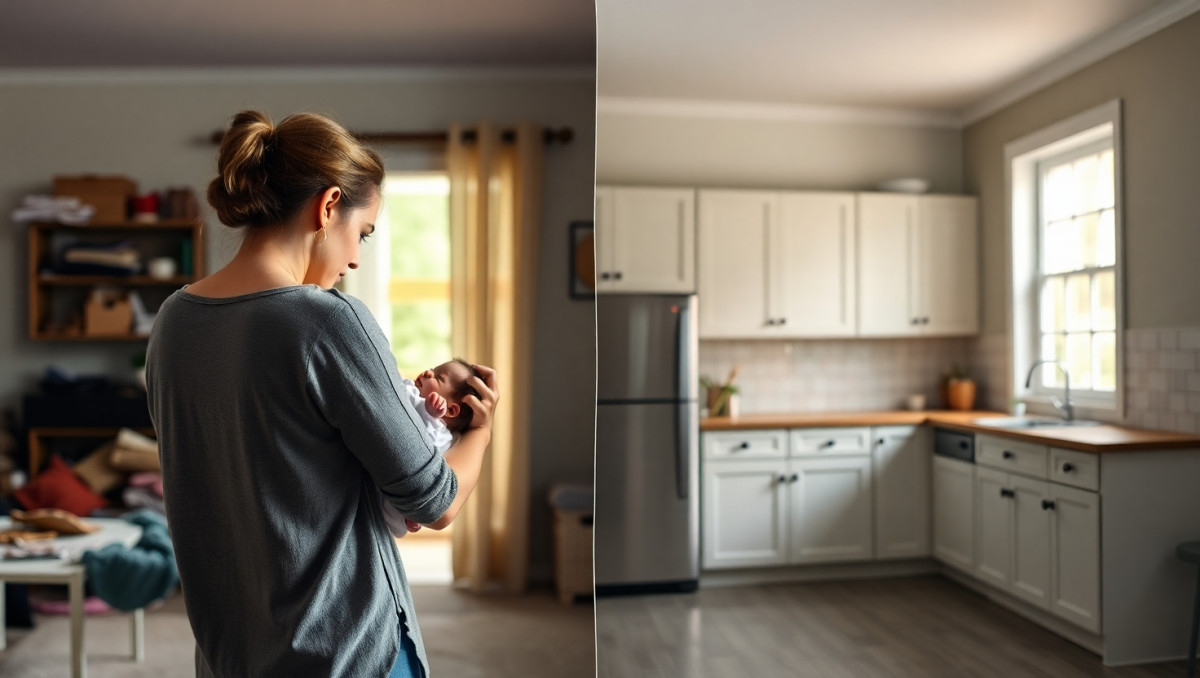 AITA for leaving with my newborn to my mom's place after my husband and his mom didn't save me dinner?