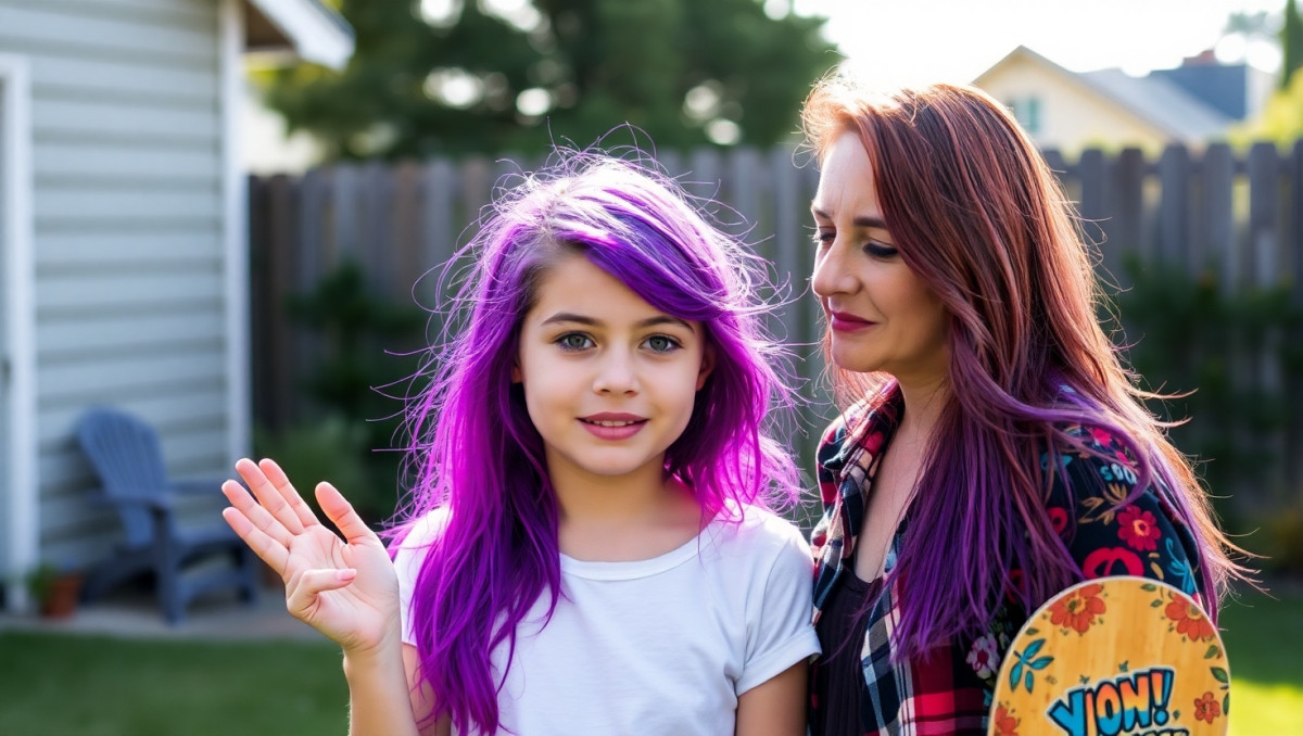 Should I Let My Daughter Dye Her Hair Bright Purple at 16? AITA?