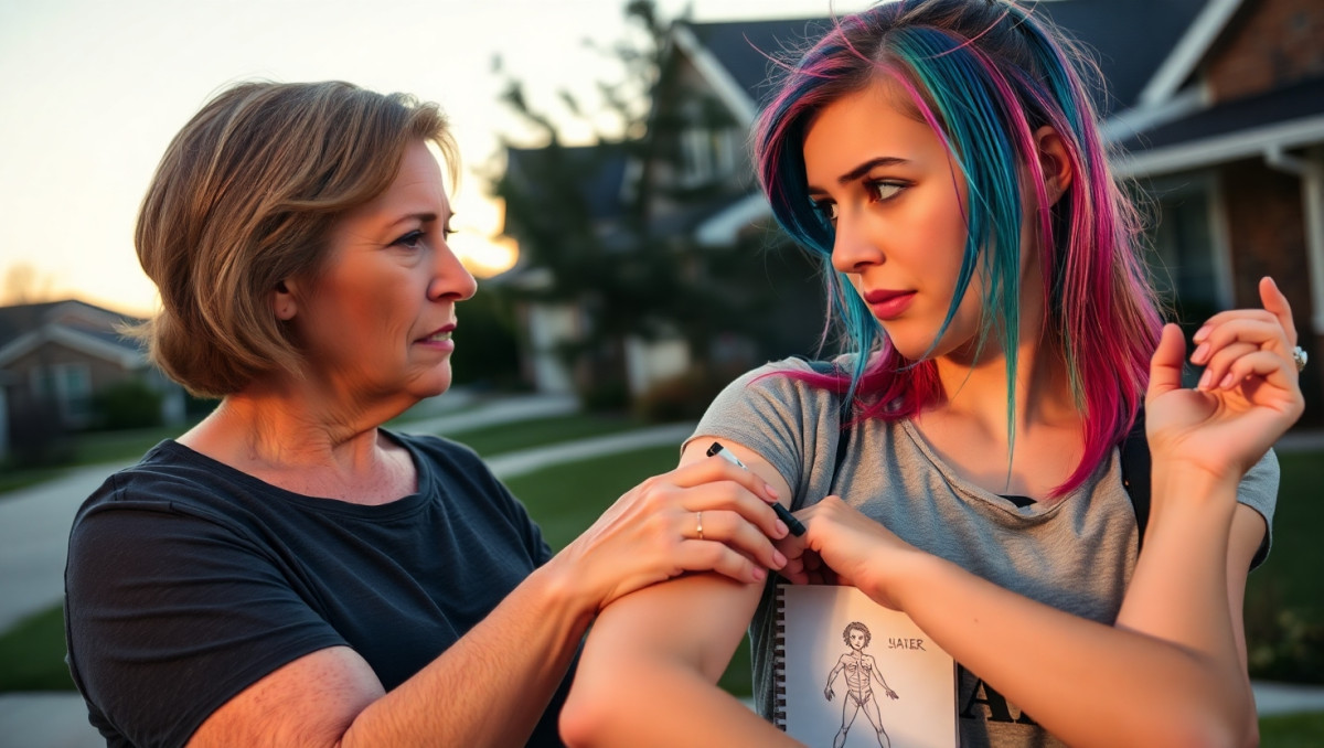 Should I Let My Teen Daughter Get a Tattoo? AITA for Saying No at 16?