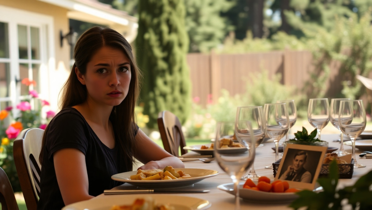 Is it wrong to address my husband's ex's praise at dinner with my in-laws?