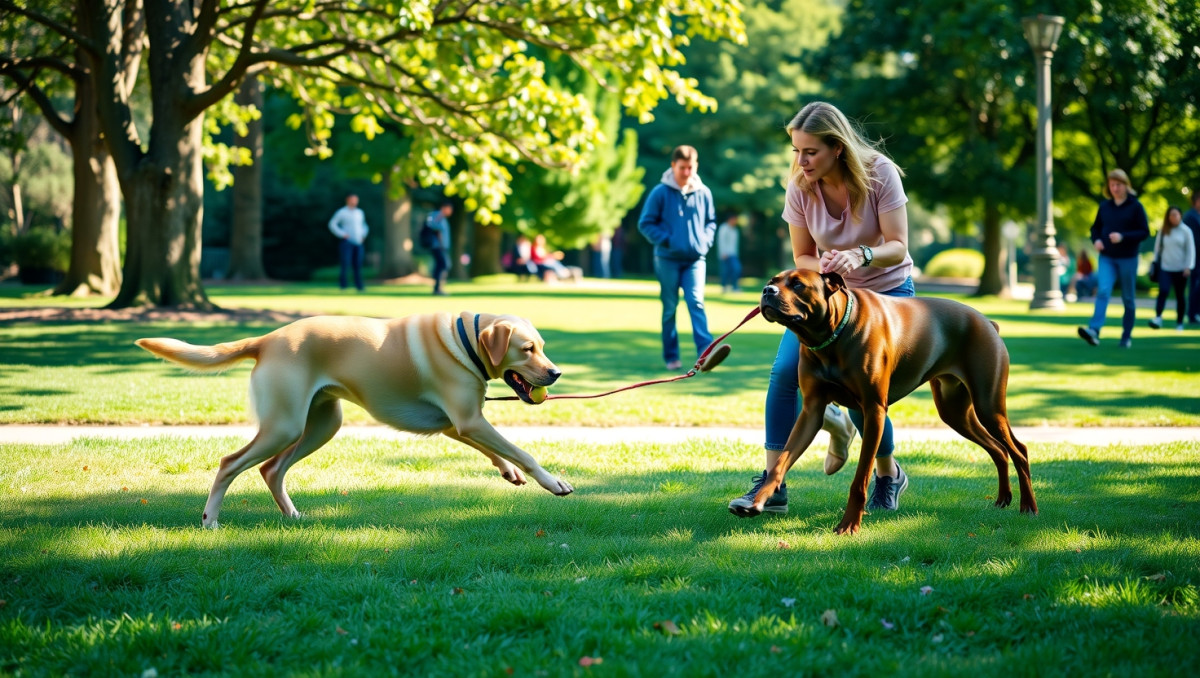 Neighbors Aggressive Puppy vs. Friendly Lab: AITA for Keeping Them Apart?