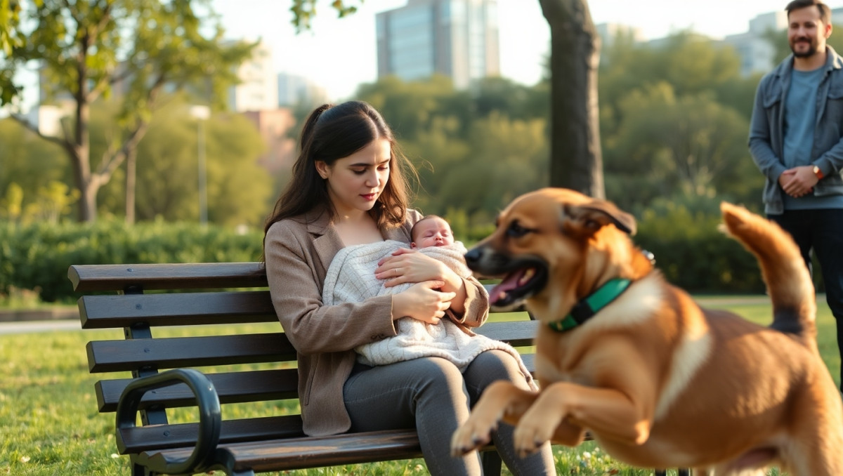 Should I Let My Neighbor's Puppy Play with My Newborn? AITA?