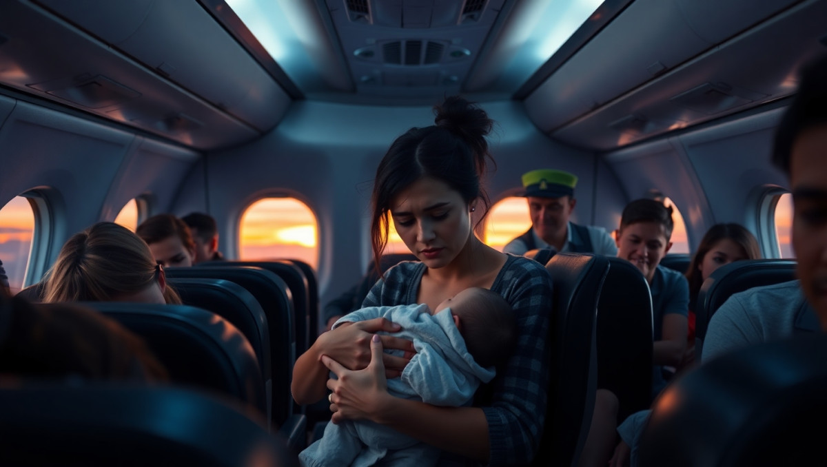 New Mom Asks: AITA for Baby's Crying on Flight?