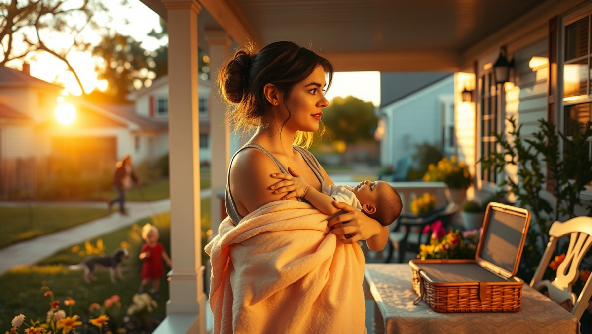 AITA for leaving with my newborn baby to my mom's place after my husband and his mom didn't save dinner for me?