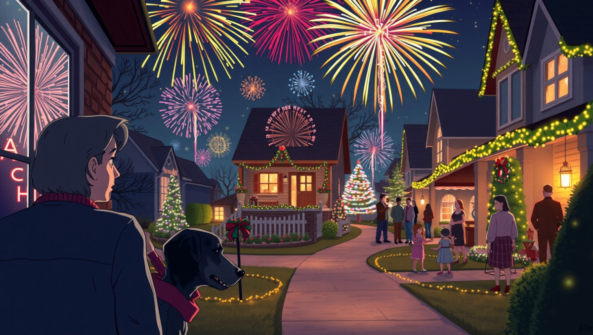 Should I Have Let My Neighbors Dog Join Our Christmas Fireworks Show?