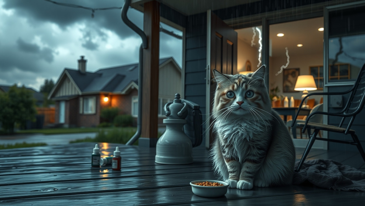 AITA for Putting Neighbors Cat Outside During Storm Due to Allergies?