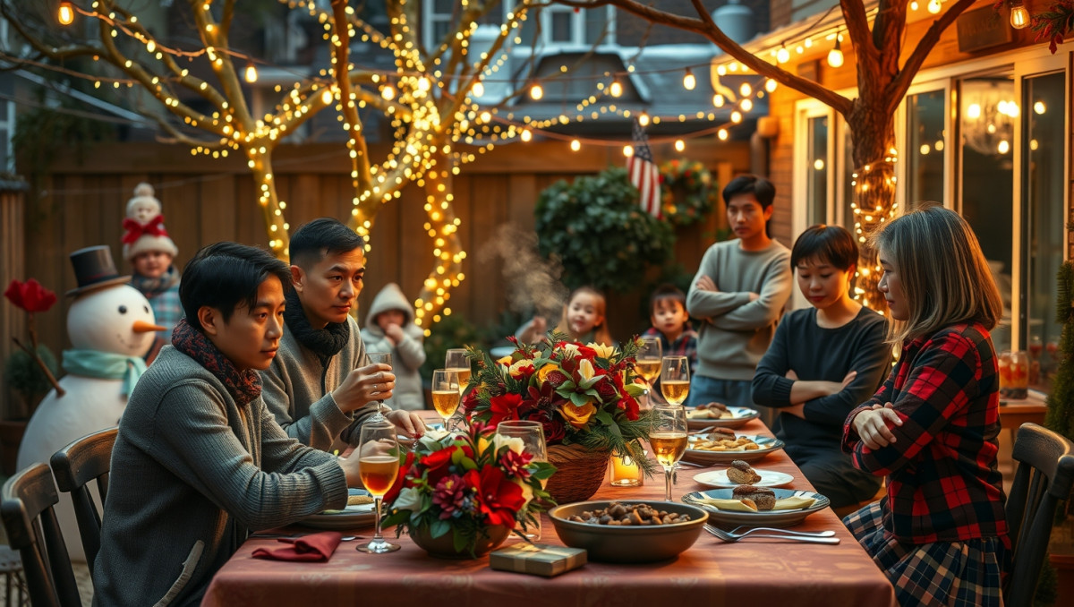 Should I Split the Cost of Christmas Dinner Unevenly with My Family?