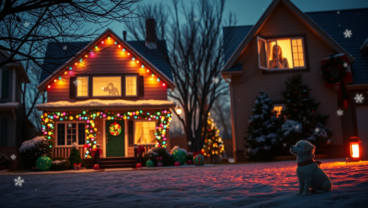 Neighbor Upset Over Christmas Lights: AITA for Keeping Them on All Night?