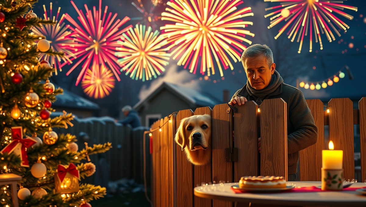 AITA for Ignoring Neighbors Terrified Dog During Christmas Fireworks?